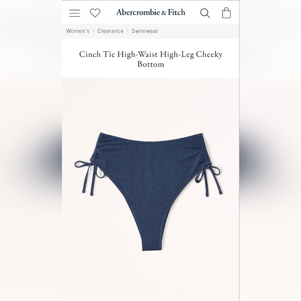 Abercrombie and Fitch Cheeky High waisted Bottoms